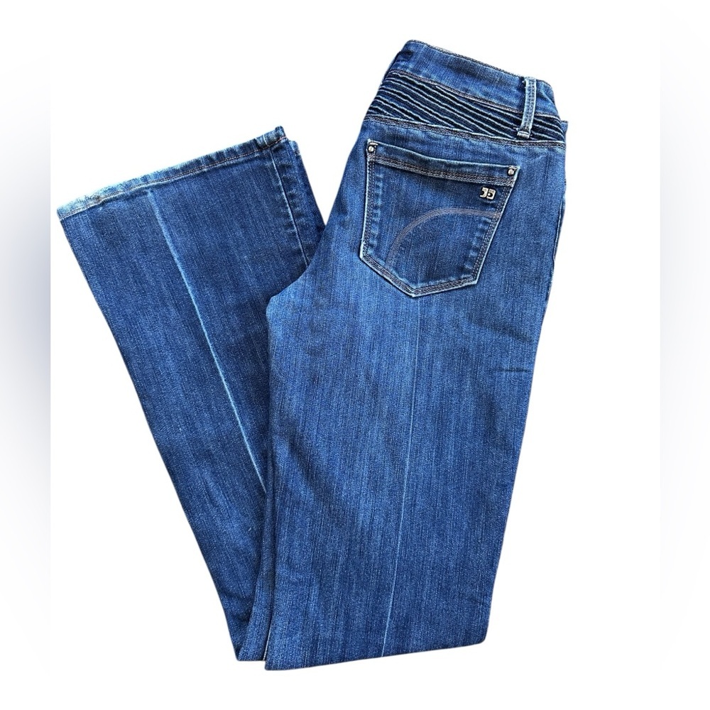 Joe's Jeans Muse Flare Women 27 Blue Excellent Luca Moto Low Rise Bootcut Denim